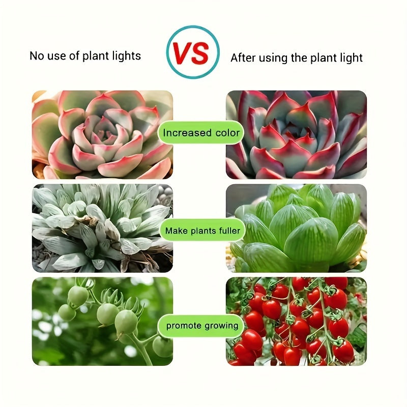 USB Plant Growth Light Strip Full Spectrum Dimmable Indoor Garden Light