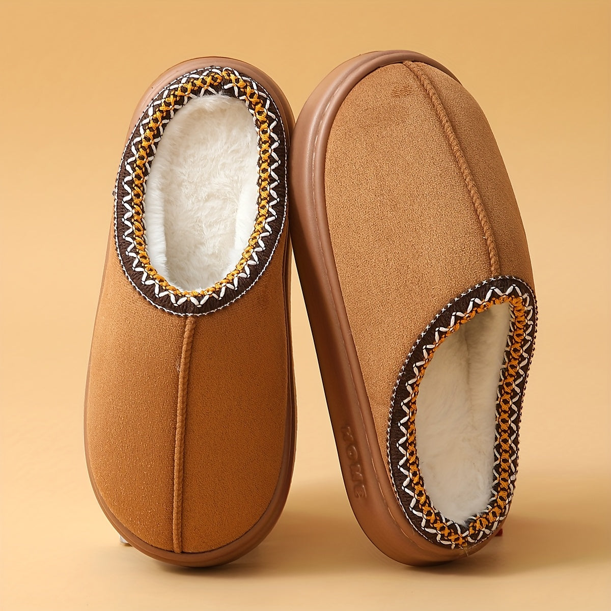 Women's Warm Indoor Outdoor Slippers with Non-Slip Sole