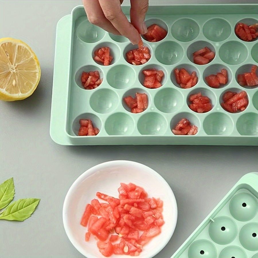 Plastik muzlik shakli 33 ta muz to'pi uchun sovuq ichimliklar uchun uy bar