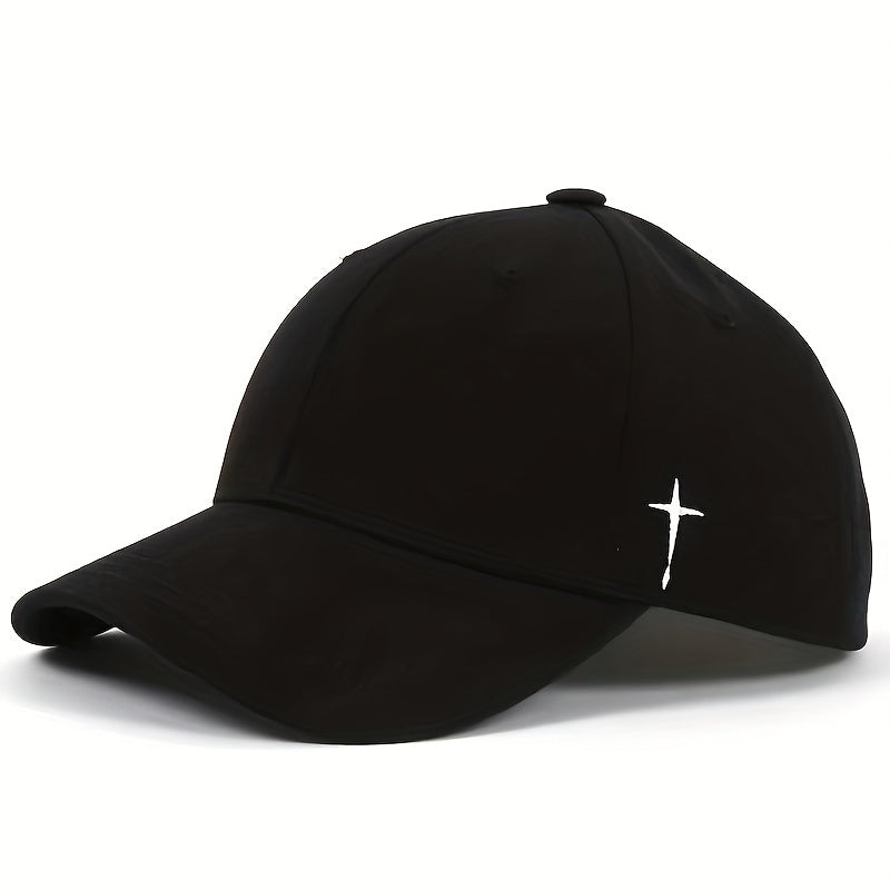 Men's Adjustable Cross Baseball Cap for Spring Summer Fall Gifts