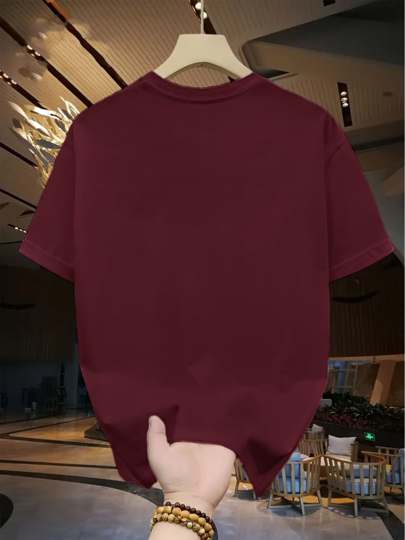 Erkaklar uchun tasodifiy paxta futbolkasi, Parij printi bilan, yozgi ochiq havoda kiyish uchun ideal.