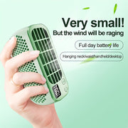 Portable Mini USB Fan with Adjustable Speeds, 1200mAh Battery, Touch Control