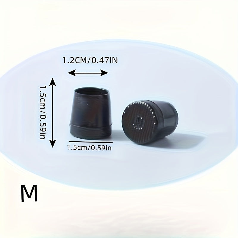 Women's Plastic Heel Covers for High Heels Silent Anti-Slip Noise Reduction in 4 Sizes