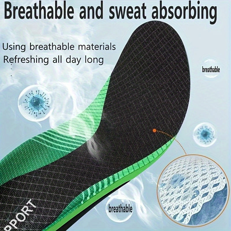 Male Female Arch Support Insoles for Sports Shoes and Flats EVA Foam Inserts