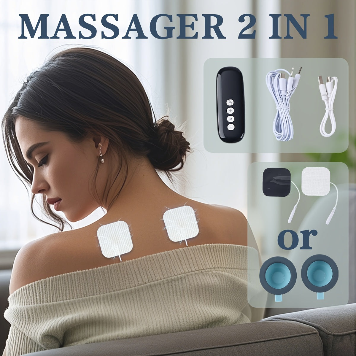 10 rejim va 39 kuch darajasi bilan vakuumli chashka va yamoq massajeri, ikki vakuumli chashka va ikki yamoq bilan. Bir vaqtning o'zida ishlashi uchun Light Beige talab etiladi. Uyda foydalanish va sovg'a berish uchun ajoyib.