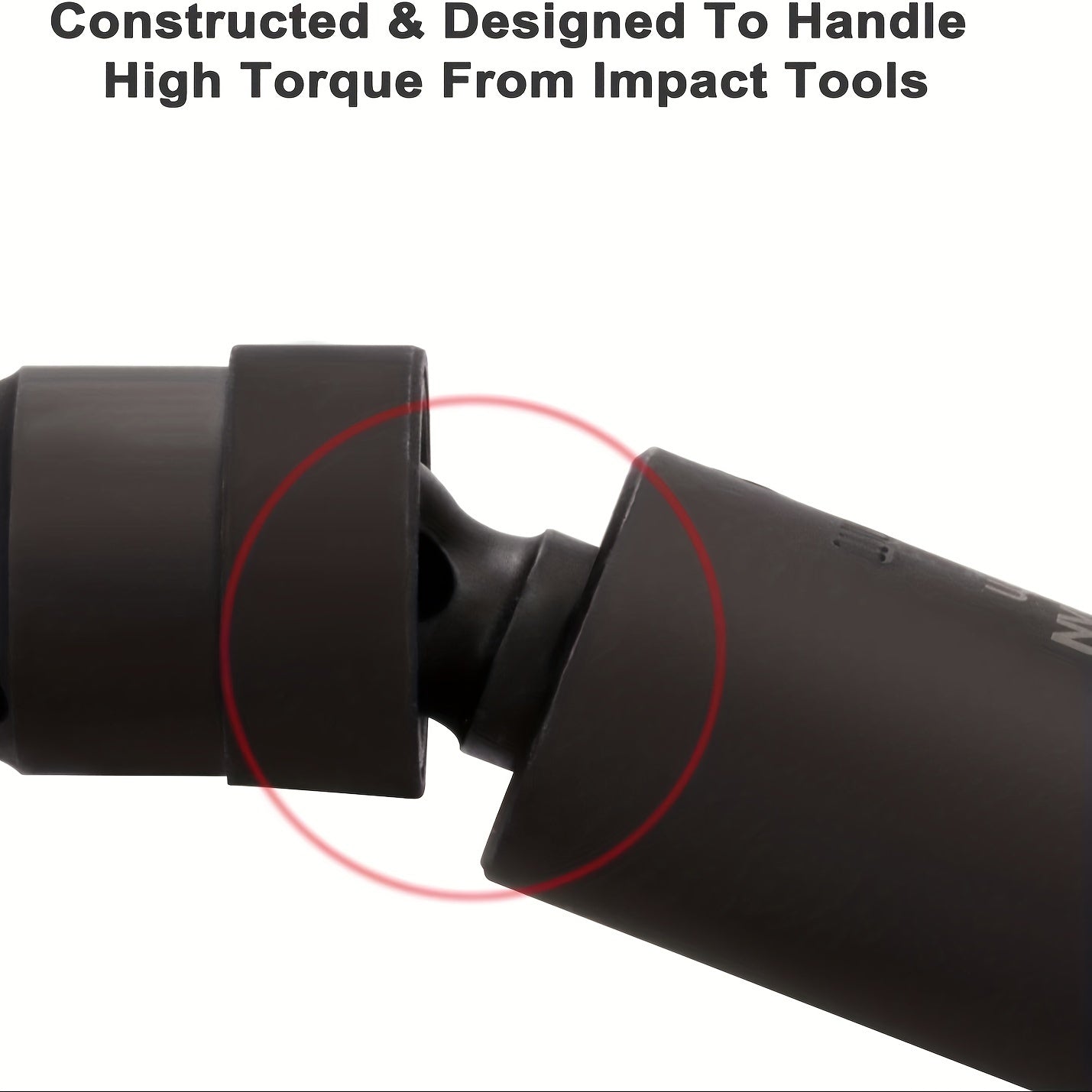 3-Piece Impact Joint Set 1/4 3/8 1/2 Inch Drive CR-MO Steel Swivel