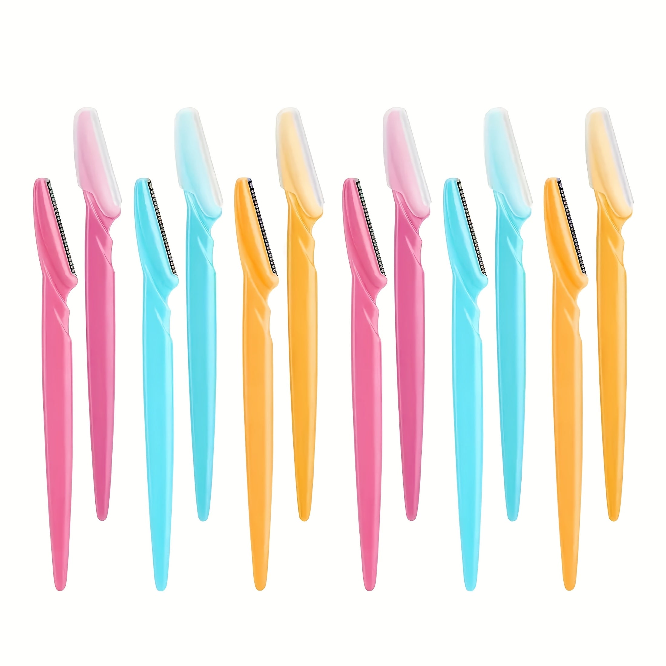 12-Donali zanglamas po'latdan yasalgan qosh qalamlari, sochlarni kesish uchun, aromatsiz