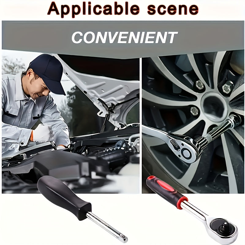 Avtomobil asboblari to'plami 3 ta qismdan iborat, 46, 53 yoki 150 ta bo'lakka kengaytiriladigan ko'p funksiyali texnik xizmat ko'rsatish to'plami, avtomobillar va mototsikllar uchun