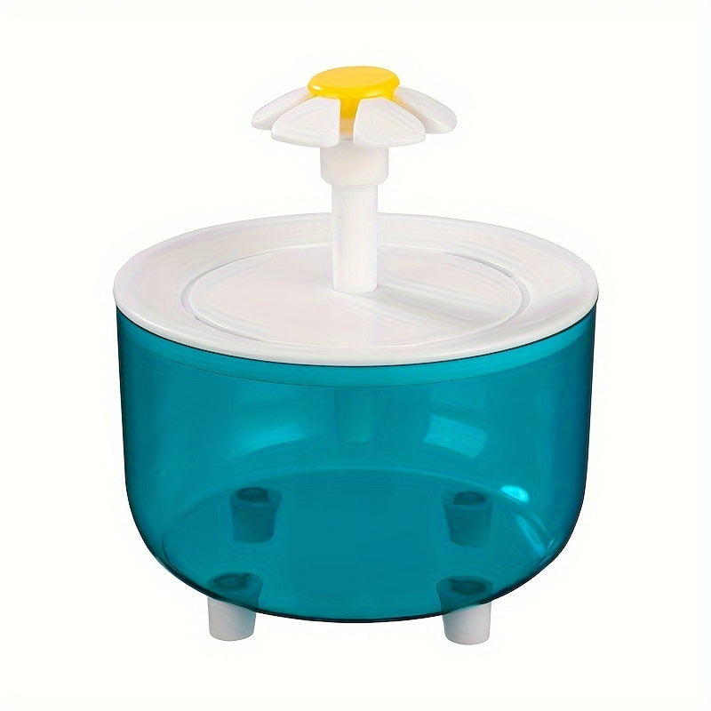 Quiet 1.5L Clear Pet Water Fountain USB Powered Easy to Clean for Cats and Small Pets