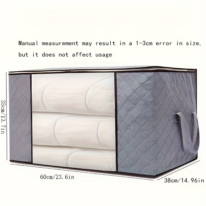 Closet Organizer Bag for Clothes and Blankets Lightweight Travel Storage Solution