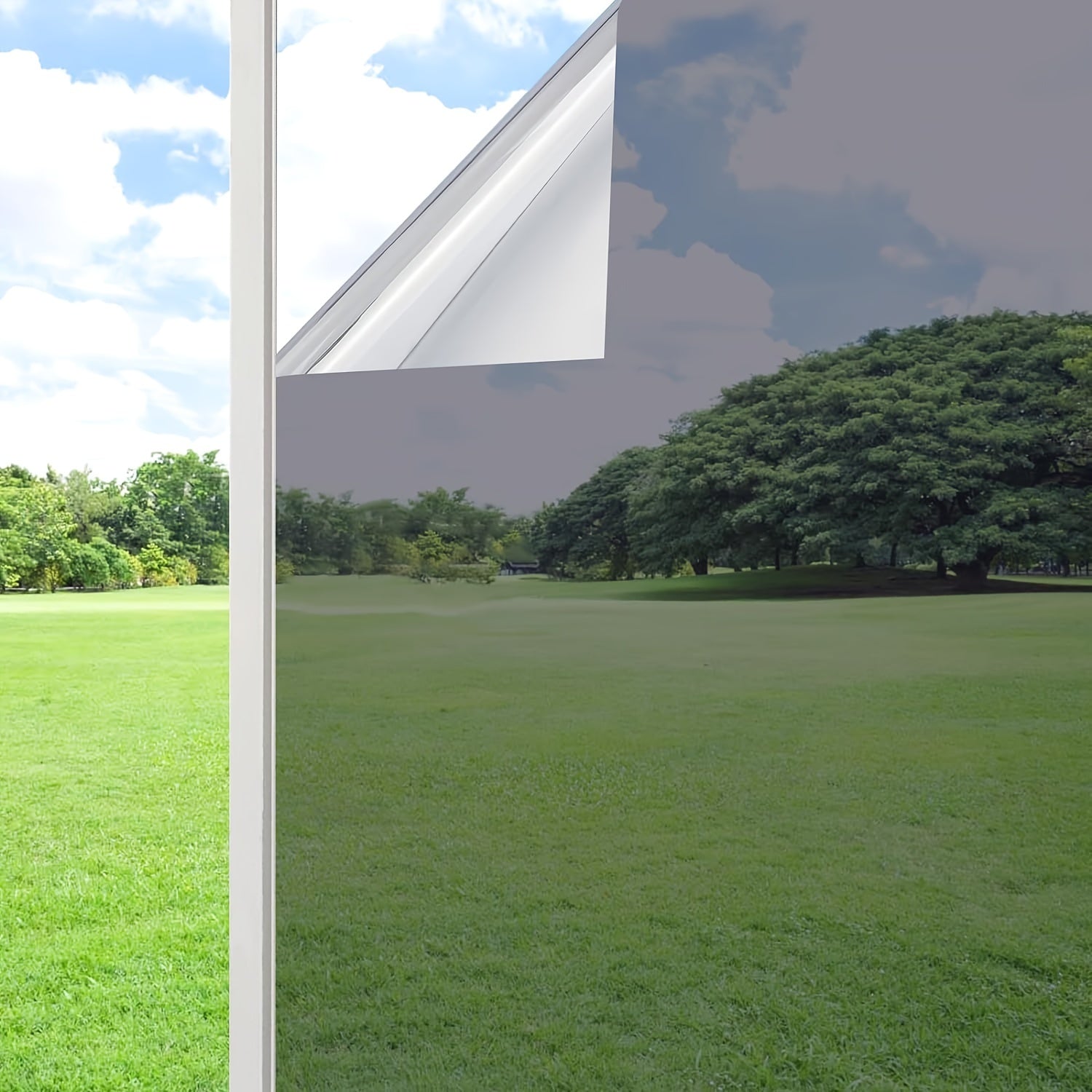 Película de privacidad para ventanas de un solo sentido, bloqueo de rayos UV, reflectante de calor, espejo tintado para hogar y oficina