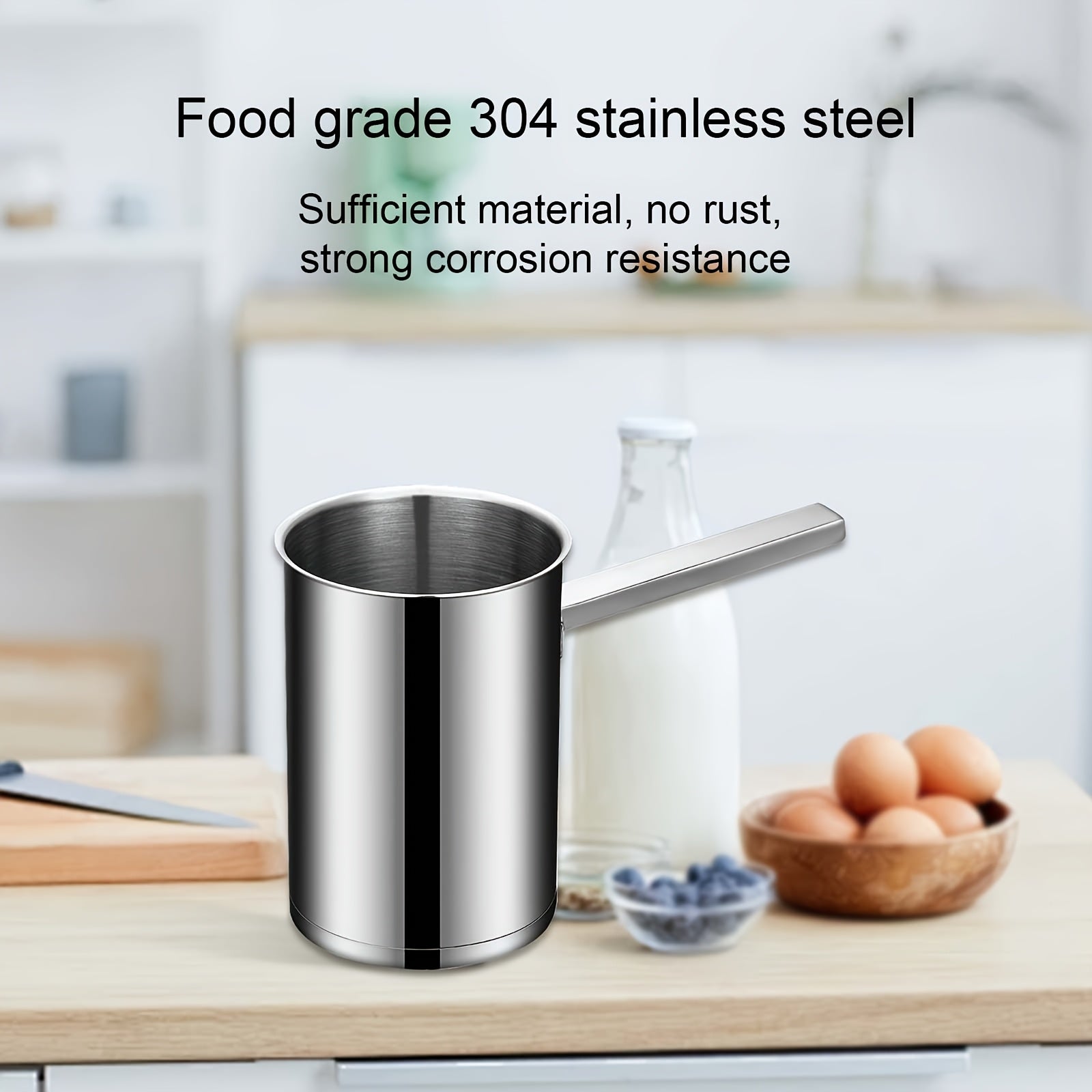 Freidora de acero inoxidable 304 con colador para cocinar diversos alimentos