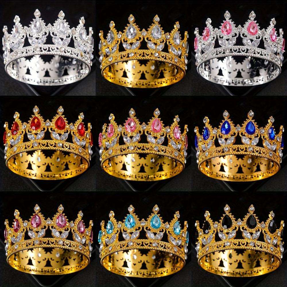 Nayrangli to'y soati uchun nafis to'y qiroli tiara, soch aksessuari