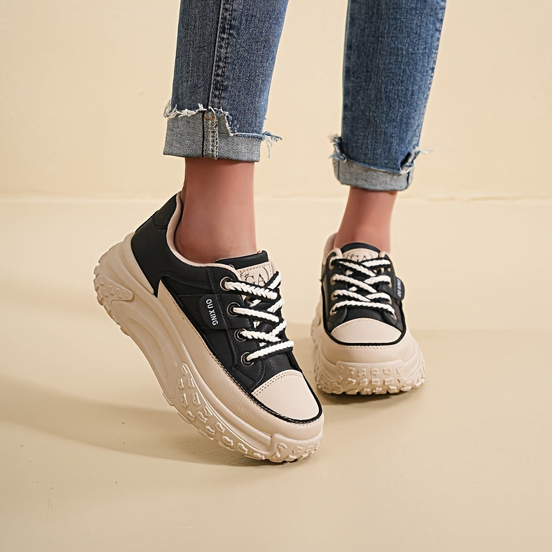 Ayollar uchun nafas oluvchi kanvas sport poyafzallari, kundalik yugurish va sport uchun