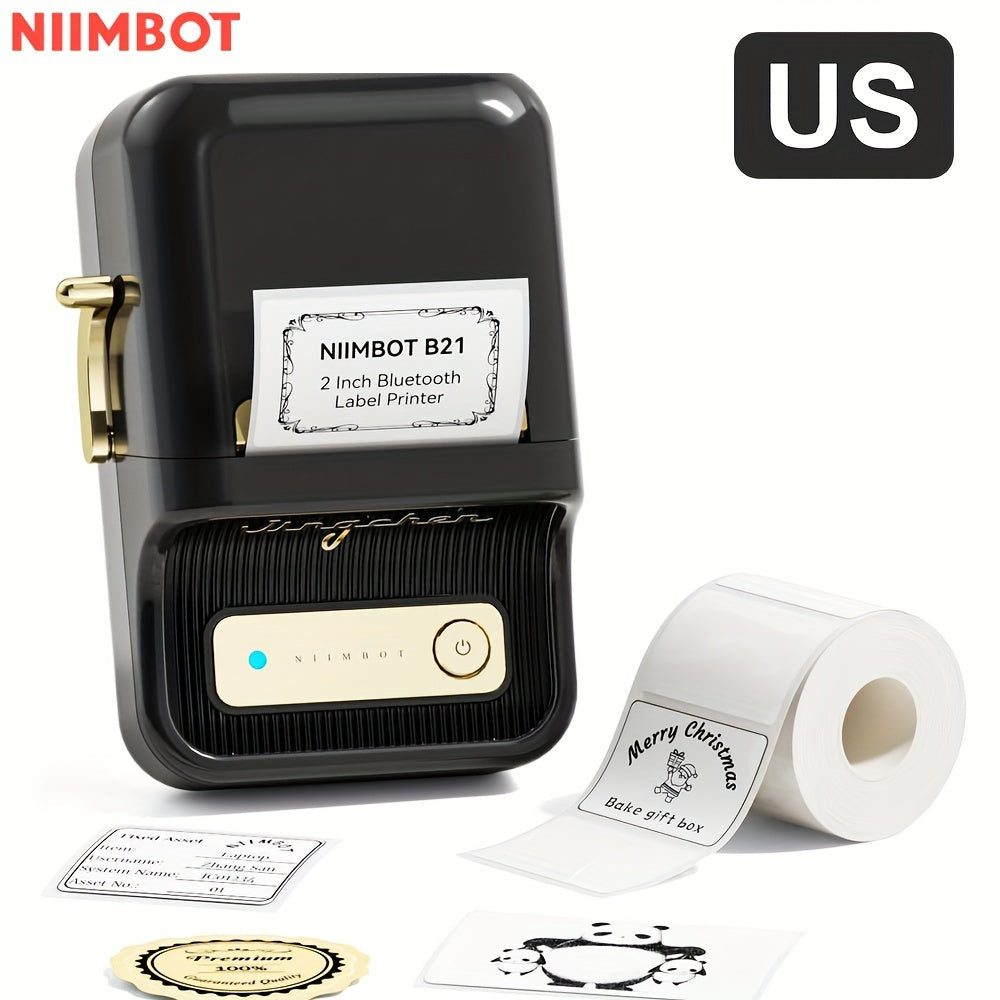 Portable Thermal Label Printer for Home Office and Small Business 50mm Tape