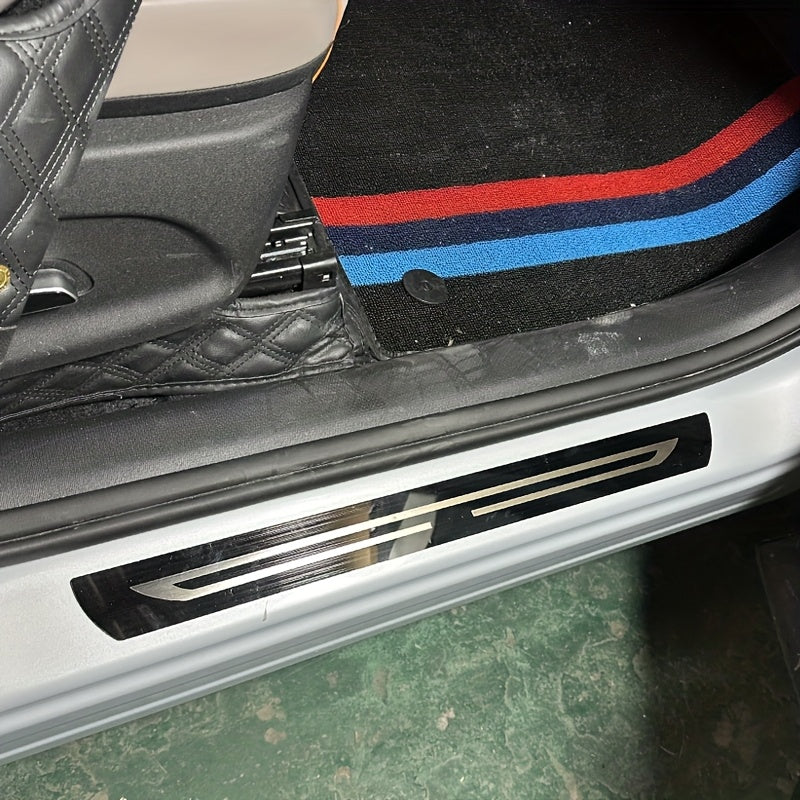 Universal Stainless Steel Interior Door Sills Protective Strips for Cars