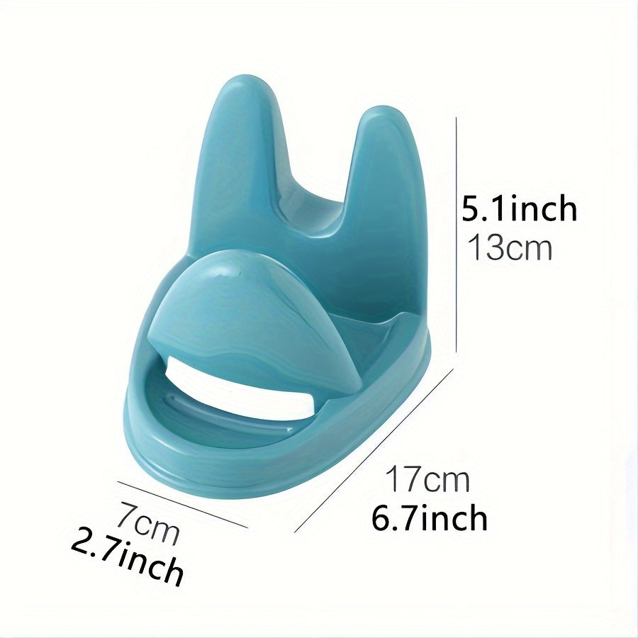 Estante organizador de plástico para cocina para cucharas, tapas y tablas de cortar