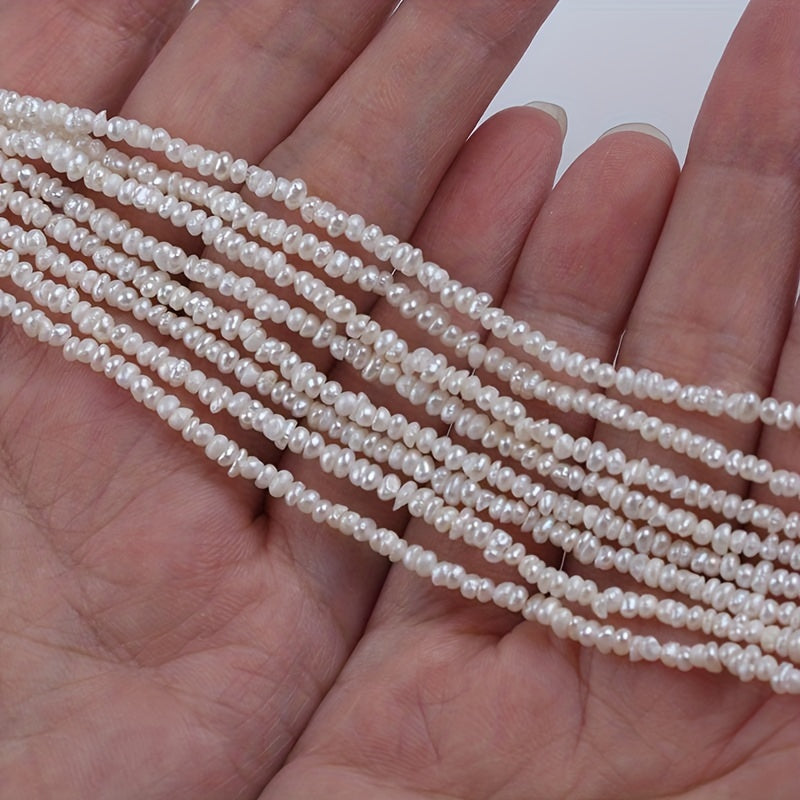 Natural Freshwater Pearl Necklace 18cm Single Strand 2-3mm Jewelry