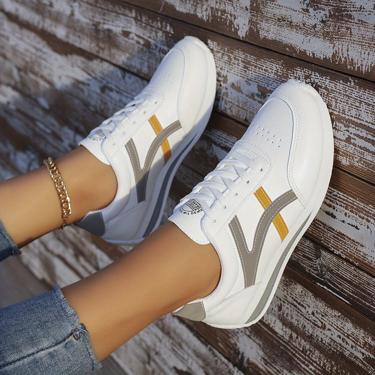 Women's Breathable Lightweight Casual Running Shoes with Rubber Sole