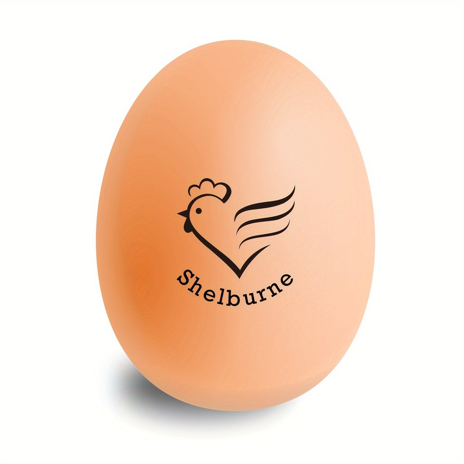 Customizable Round Hard Rubber Egg Stamp for Farm Fresh Chicken and Duck Eggs