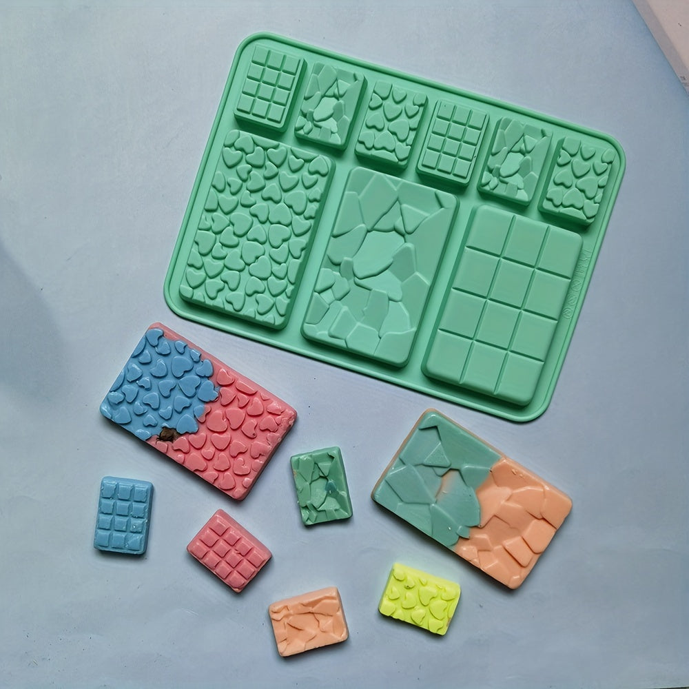 Silicone Candy and Chocolate Mold BPA-Free for DIY Ice Cubes Cakes and Kitchen