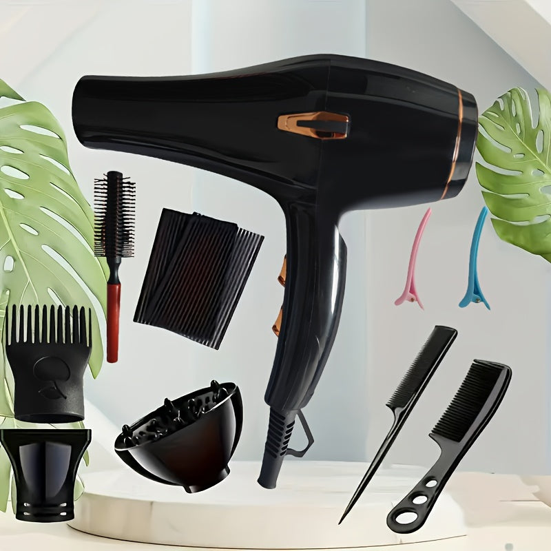 1200W Hair Dryer with Negative Ion Technology for Household and Salon Use