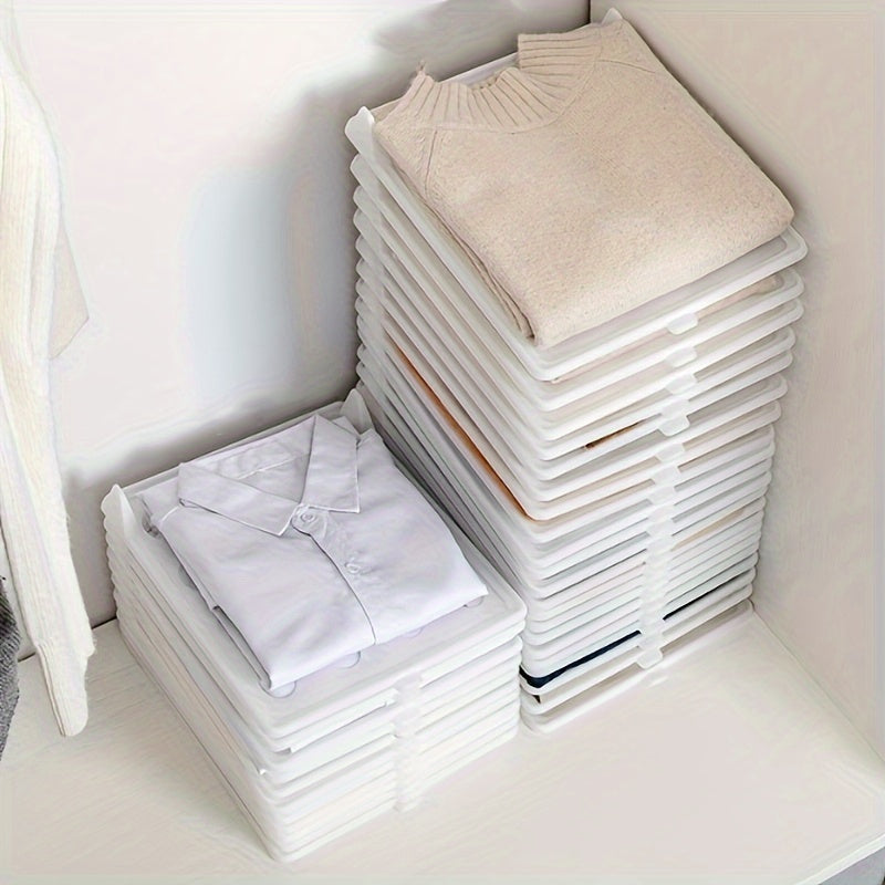 Rectangular Plastic Closet Organizer 5-Pack Foldable Waterproof Clothes Storage Trunks