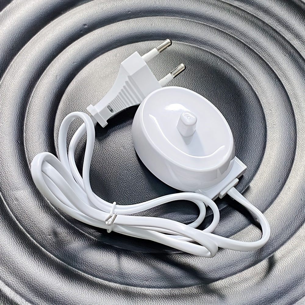 Elektr tish cho'tkasi zaryadlagichi EU rozetkasi xavfsiz induksiya sayohat uchun zaryadlash bazasi