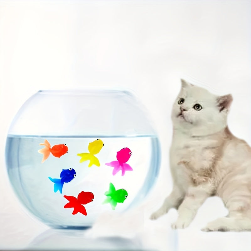 6 штук ярких пластиковых интерактивных игрушек для кошек для игр и упражнений