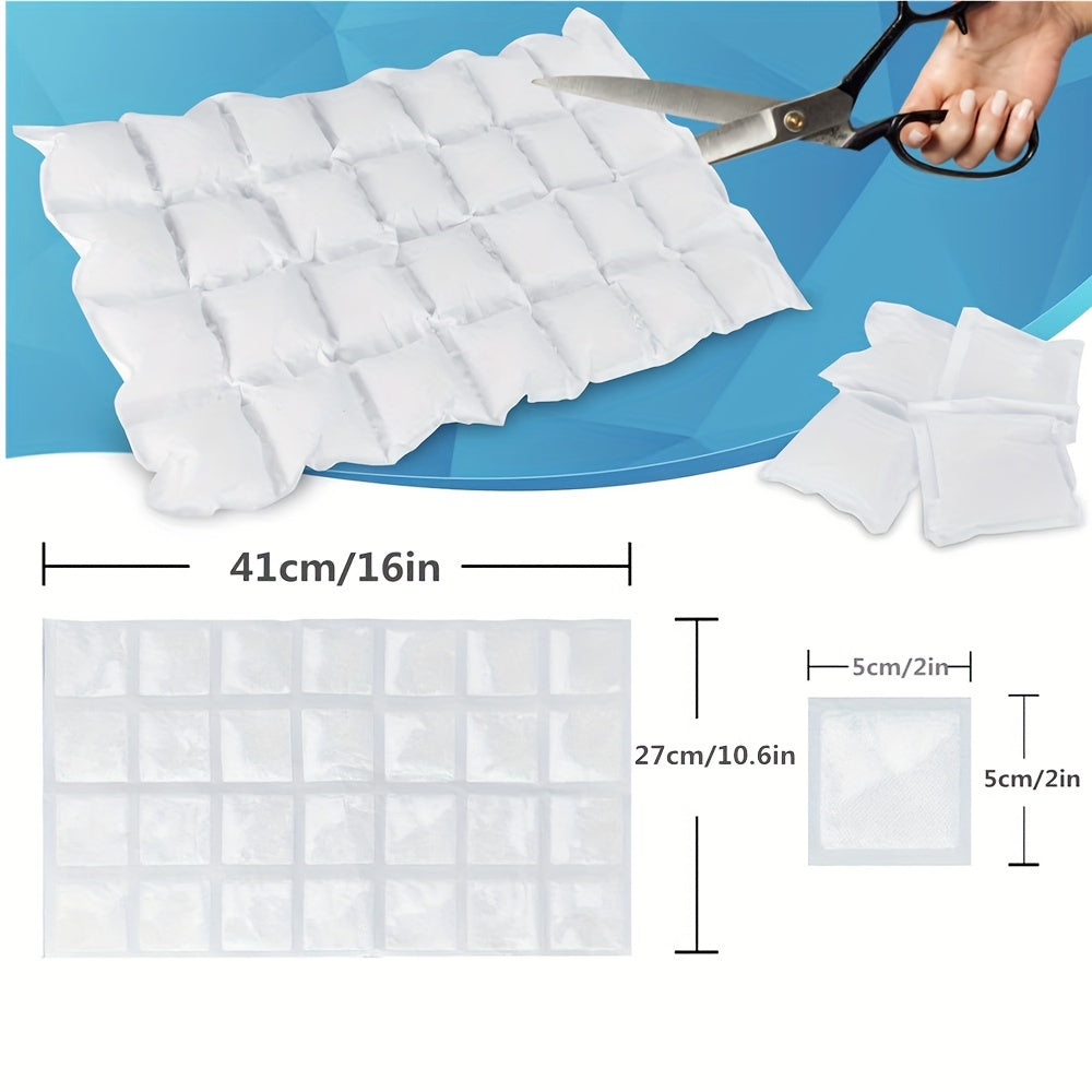 10 Sheets Reusable Ice Gel Packs for Shipping Frozen Food Coolers