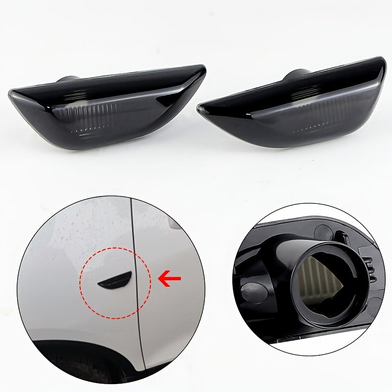 2 шт. автомобильных крышек корпуса фар без ламп для внедорожников, черный цвет, подходит для моделей