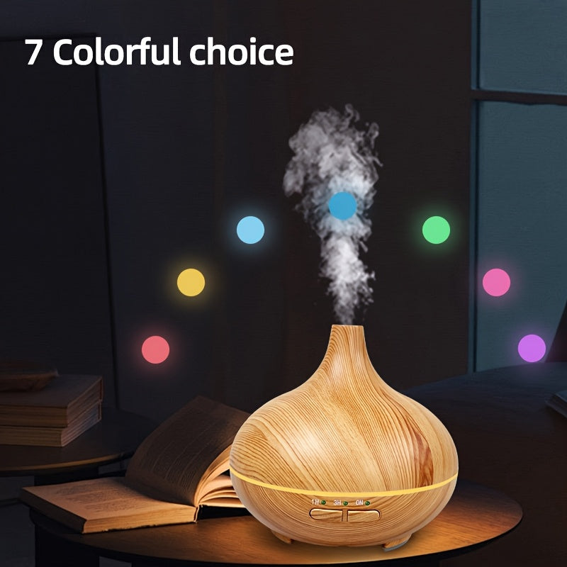 Ultrasonik asosiy yog'li diffuzor 150ml 3 ta taymer bilan avtomatik o'chirish namlatgich