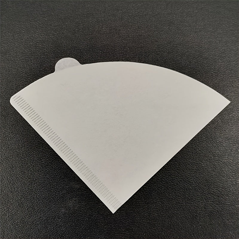 100 Premium Coffee Filters Pack, Wood Pulp, Taste-Neutral, Easy Handle