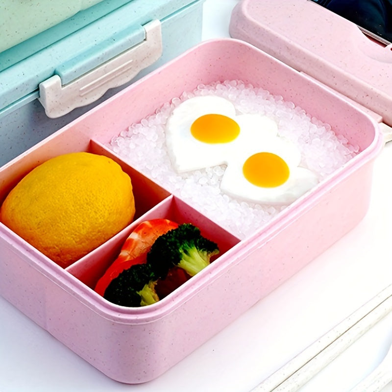 Leak-Proof Insulated Lunch Box with Cartoon Design, Microwave Safe Bento for Students and Professionals