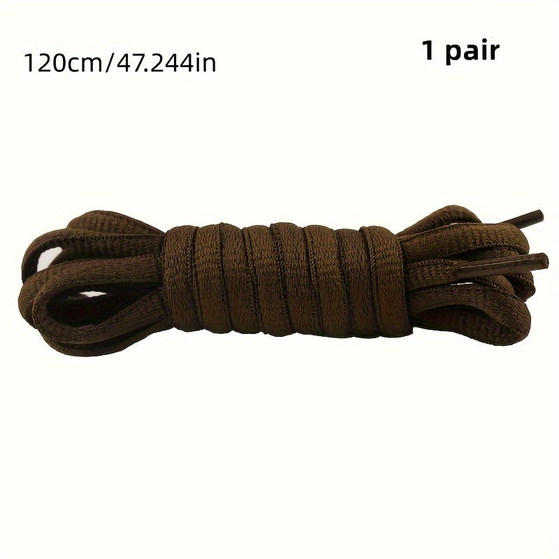 Unisex Classic Nylon Half Round Shoelaces for Sneakers 100cm-120cm