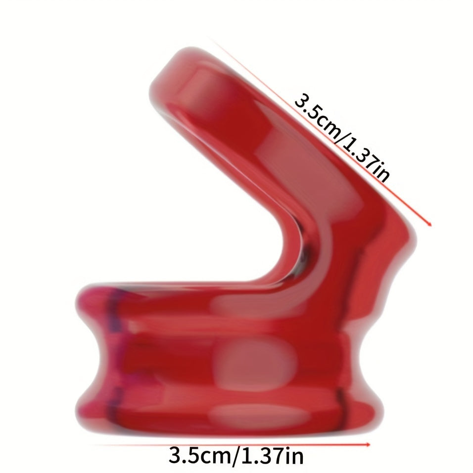 Erkaklar uchun TPE kuchaytirish halqasi, qayta ishlatiladigan, bir xil rangli, erkaklar uchun jinsiy o'yinchoq