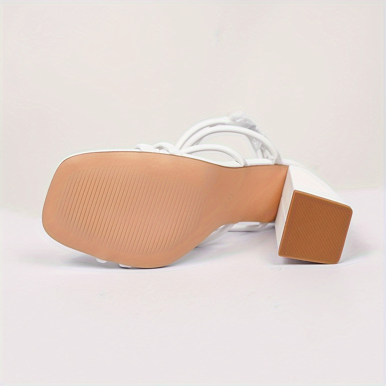 Women's Block Heeled Sandals Square Toe Ankle Strap Dressy Party Shoes