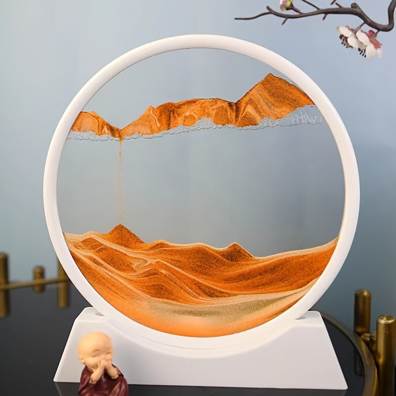 3D Deep Sea Moving Sand Art Display for Home Office Living Room Bedroom