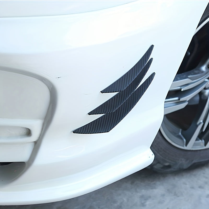 Universal Car Front Bumper Lip Splitter Body Spoiler Diffuser Fins