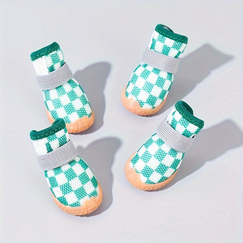 Dog Shoes for Small Dogs Breathable Non-Slip Dirt-Resistant Elastic All-Season