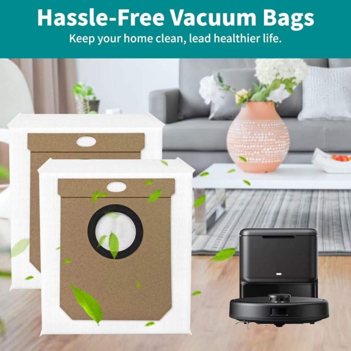 Filtri bilan birga Robot tozalagichlar uchun 2.5L vakuum sumkasi almashtirish