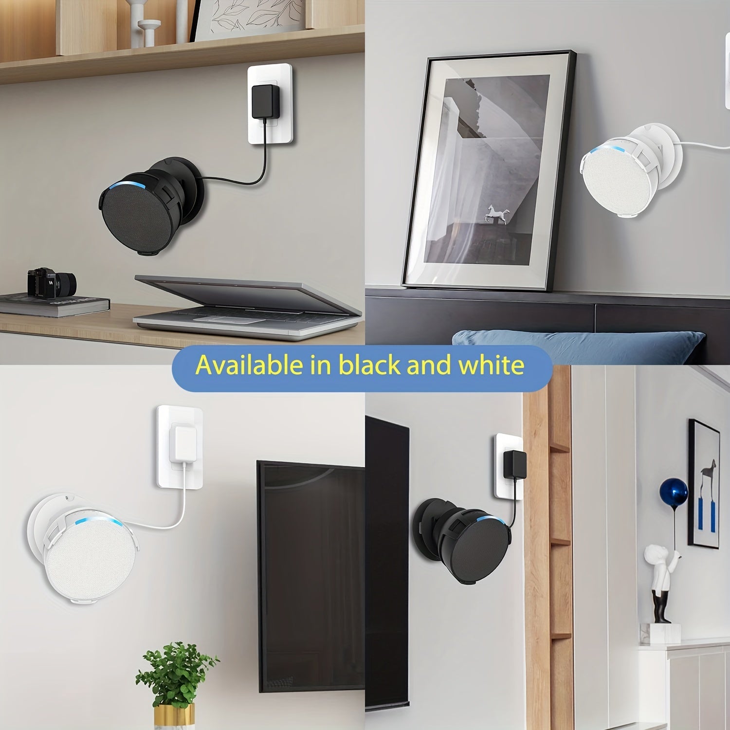 Speaker Wall Mount with Adjustable Angle for Smart Audio Devices