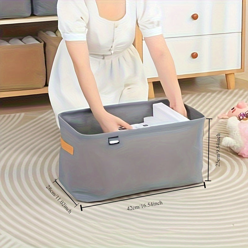 Home Wardrobe Storage Box for Clothes and Pants Under-Bed Organizer Durable Plastic