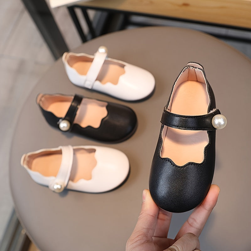 Infant Baby Shoes Soft Bottom Mary Jane Style with Glitter Stars Spring All-Season