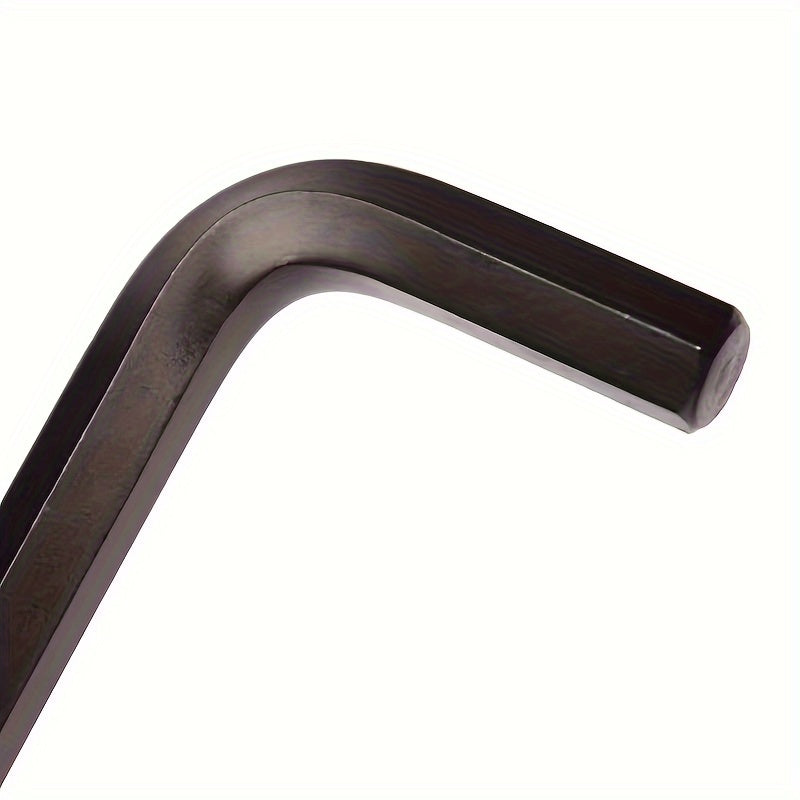 Set de 10 piezas de llaves hexagonales métricas e imperiales, forma en L, brazo corto, herramientas manuales