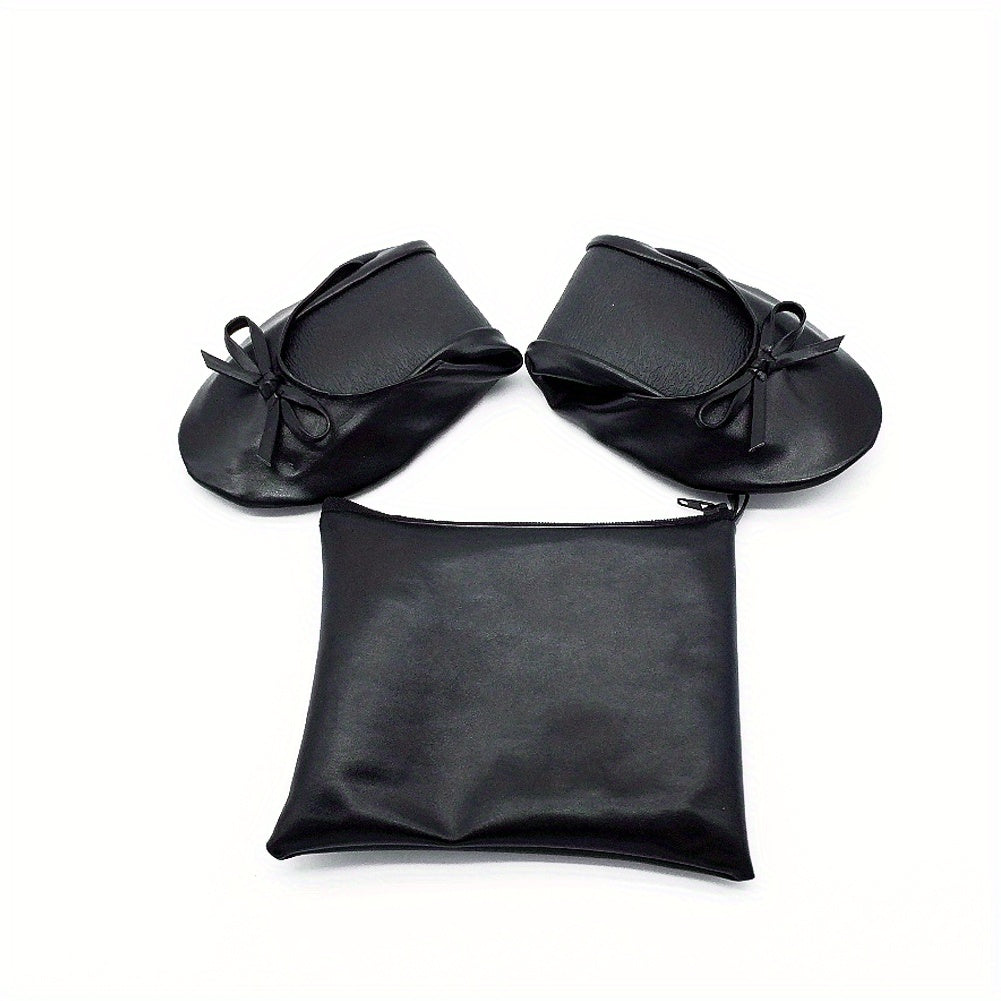 ayollar uchun buriladigan balet tufli, tugma bilan, yumshoq tagliklar, to'ylar uchun