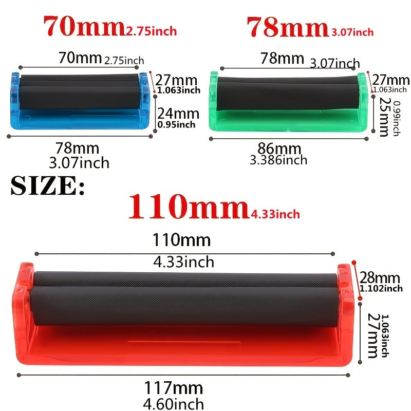 Portable Cigarette Roller Manual Filler Plastic 70/78/110mm for Smokers