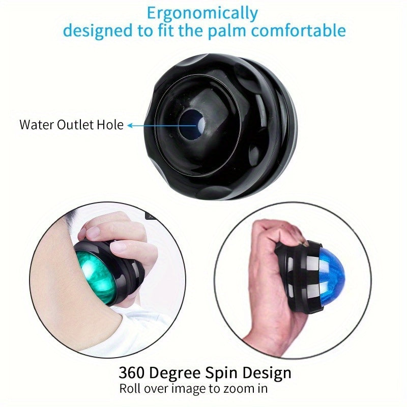Self-Massage Roller Ball for Deep Tissue Muscle Relaxation Trigger Point Therapy Black