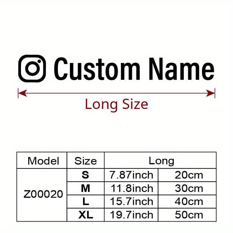 Instagram nomi uchun moslashtiriladigan vinil avtomobil oynasi stikerlari, o'z-o'zidan yopishadigan