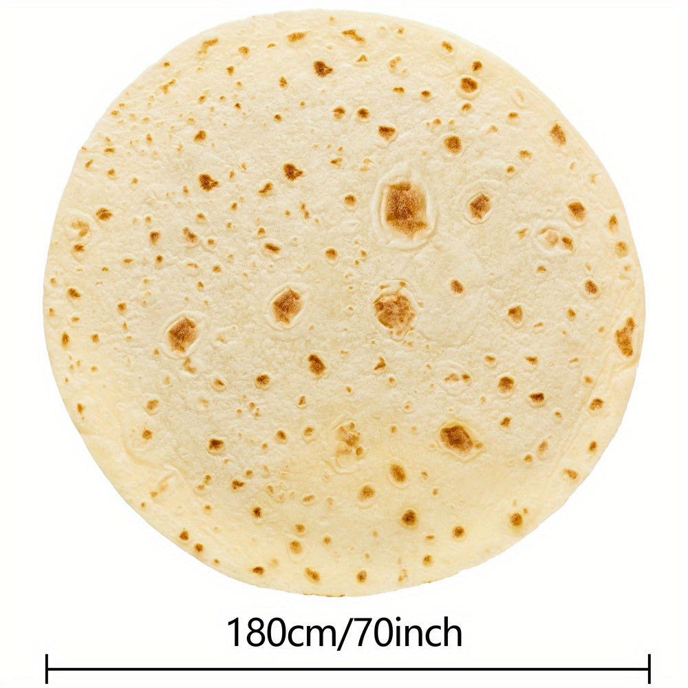 Reversible Microfiber Food Pattern Blanket for Kids and Adults